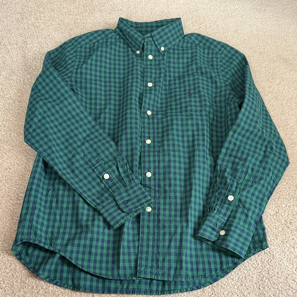 Ralph Lauren boys button down sz L